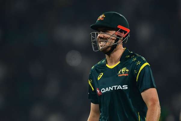 Pakistan vs Australia's Cameron Green. Pic Credits: Getty Images