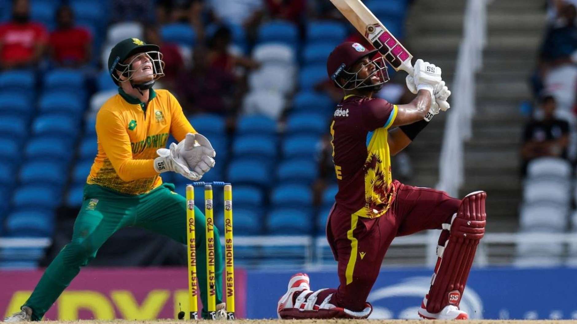 Aiden Markram South Africa vs West Indies. Pic Credits: AFP