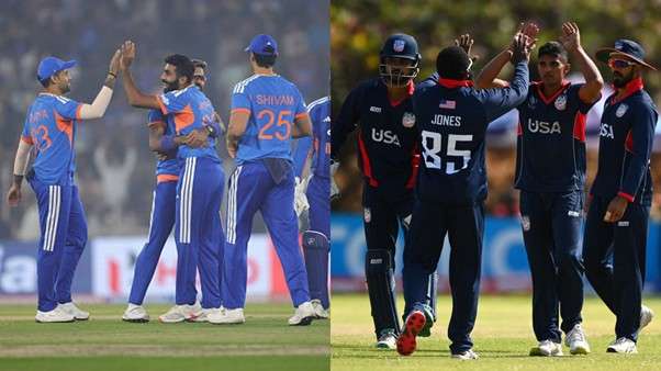 India vs USA. Pic Credits: Getty Images