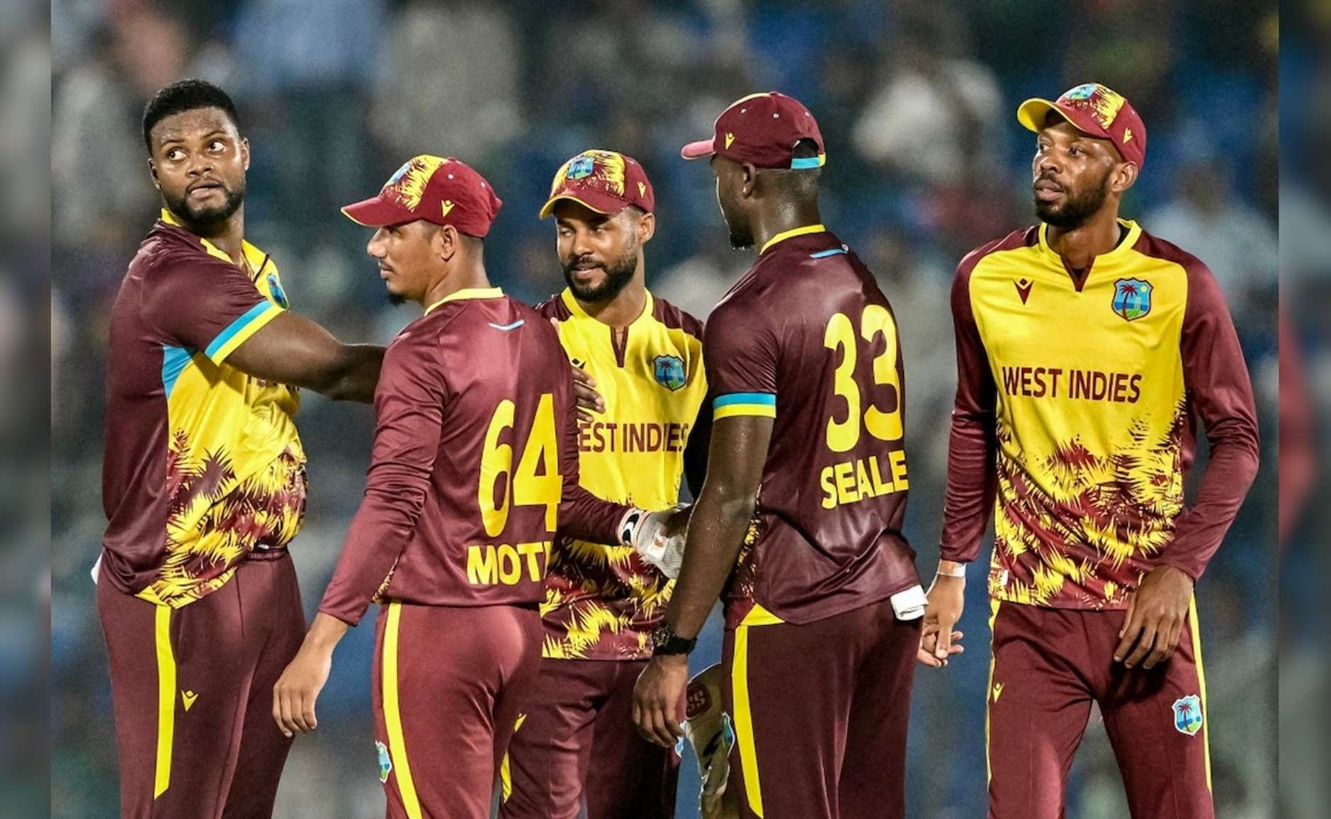 West Indies Cricket Team. Pic Credits: AFP