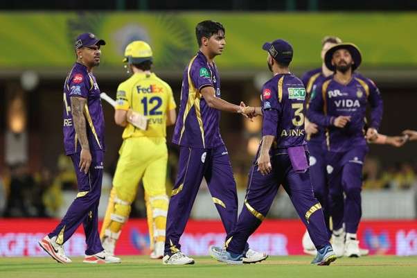 CSK vs KKR. Pic Credits: BCCI