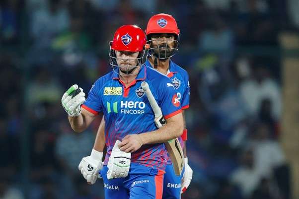 DC's David Miller & KL Rahul. Pic Credits: BCCI