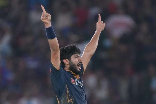 GT's Arshad Khan. Pic Credits: AP