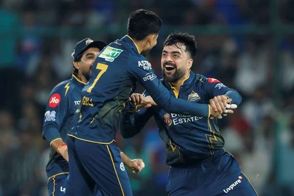 GT's Rashid Khan. Pic Credits: BCCI