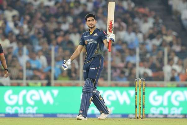 GT's Shubman Gill. Pic Credits: AP
