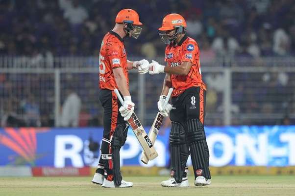 SRH's Heinrich Klaasen & Nitish Reddy. Pic Credits: BCCI