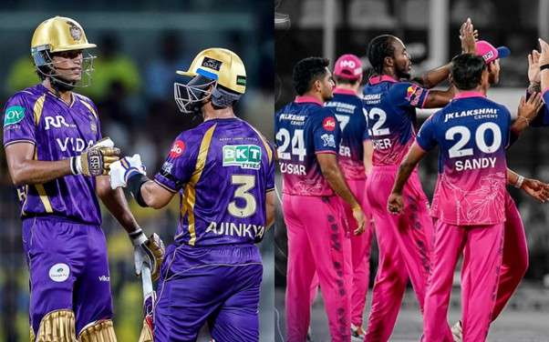 KKR vs RR .Pic Credits: RajasthanRoyals