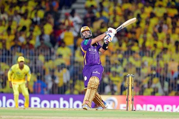 KKR's Ajinkya Rahane. Pic Credits: BCCI