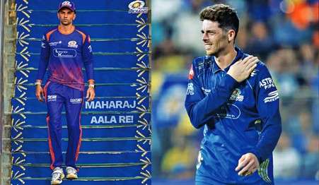 Keshav Maharaj and Mitchell Santner. Pic Credits: MI