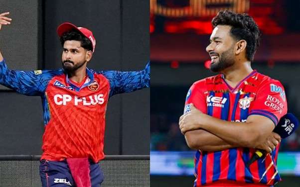 PBKS' Shreyas Iyer & LSG's Rishabh Pant. Pic Credits: PunjabKings