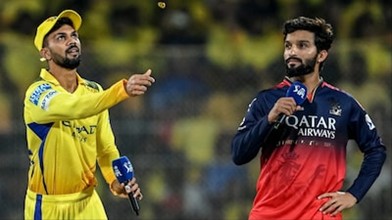 RCB vs CSK. Pic Credits: AFP