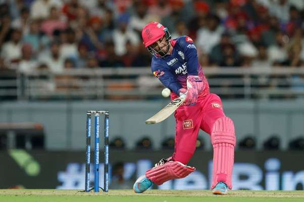 RR's Donovan Ferreira vs PBKS. Pic Credits: BCCI