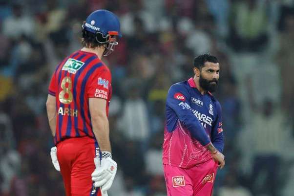 RR's Ravindra Jadeja. Pic Credits: BCCI