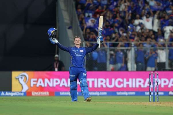 MI's Ryan Rickelton. Pic Credits: BCCI