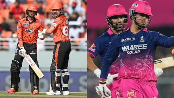 SRH vs RR. Pic Credits: AP