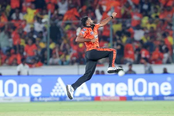 SRH's Eshan Malinga. Pic Credits: BCCI