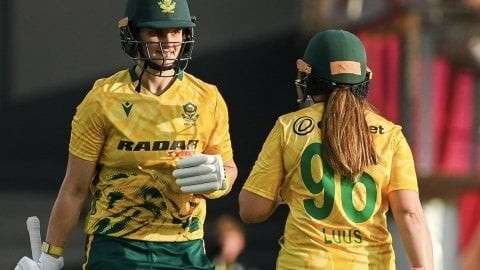 Proteas' Sune Luus & Laura Wolvaardt. Pic Credits: IANS