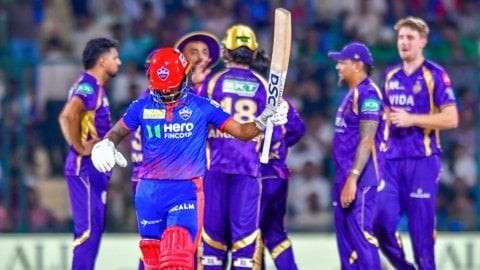 DC vs KKR. Pic Credits: IANS