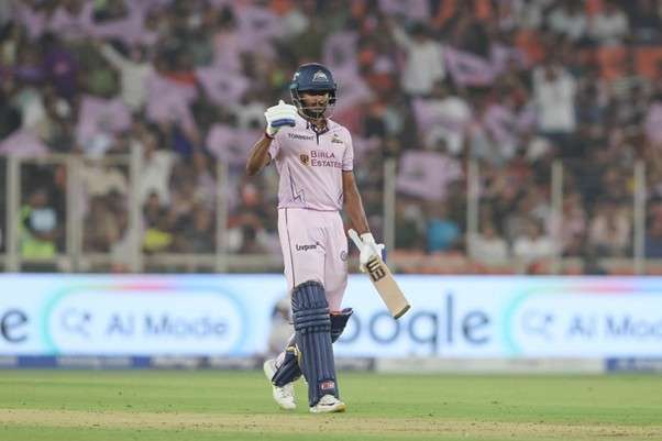 GT's Sai Sudharsan. Pic Credits: BCCI