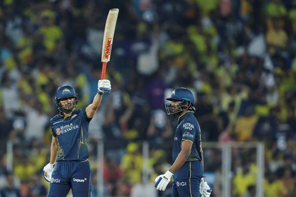 GT's Shubman Gill & Sai Sudharsan vs CSK. Pic Credits: BCCI