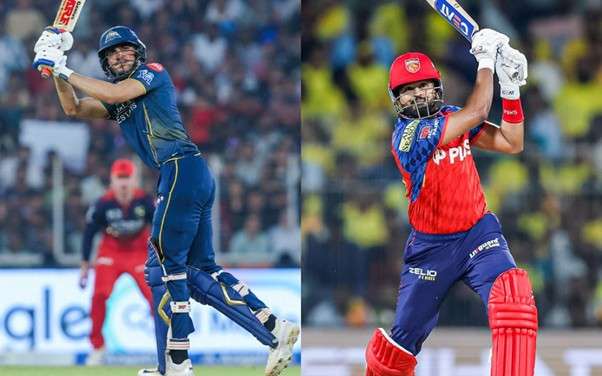 GT's skipper Shubman Gill & PBKS' skipper Shreyas Iyer. Pic Credits: GT/ PBKS