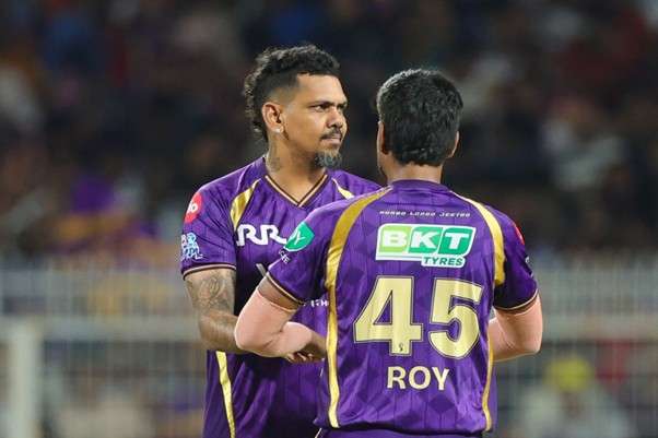 KKR's Sunil Narine. Pic Credits: BCCI