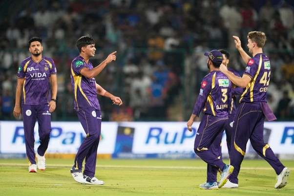 Kartik Tyagi & KKR. Pic Credits: AP