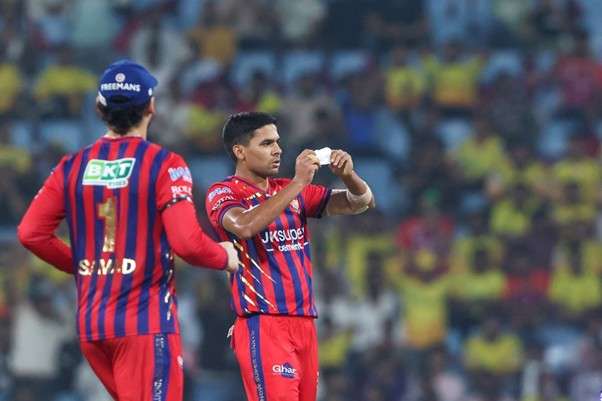 LSG's Akash Singh. Pic Credits: BCCI