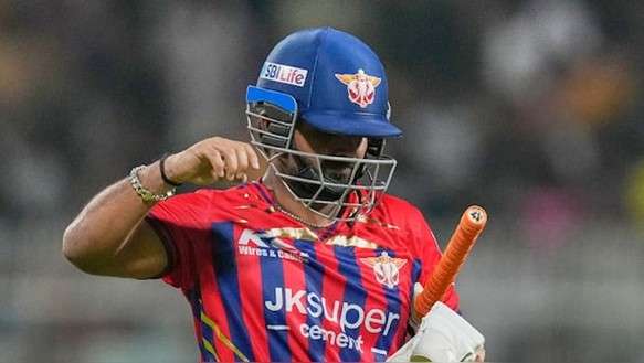 LSG's Rishabh Pant. Pic Credits: AP