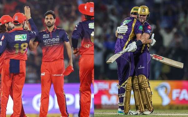 RCB vs KKR. Pic Credits: RCB vs KKR