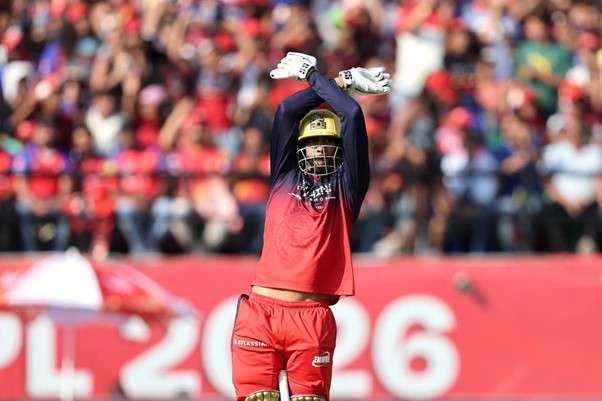 RCB's Venkatesh Iyer vs PBKS. Pic Credits: BCCI