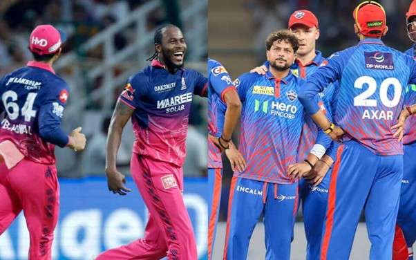 RR vs DC. Pic Credits: RR vs DC Instagram
