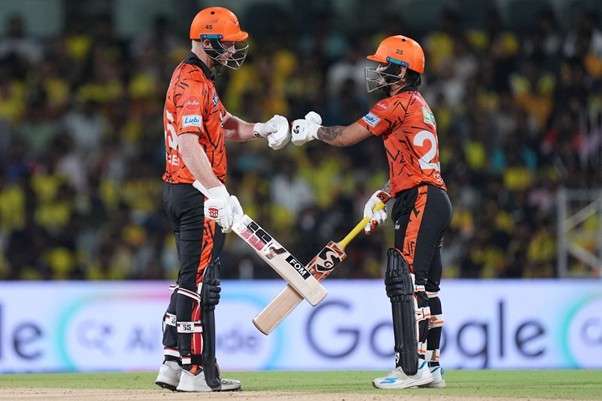 SRH's Ishan Kishan & Heinrich Klaasen vs CSK. Pic Credits: BCCI