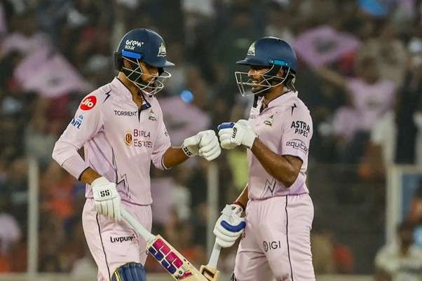 Washington Sundar & Sai Sudharsan vs SRH. Pic Credits: IANS