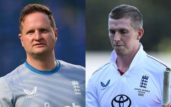 Zak Crawley & Rob Key. Pic Credits: ECB