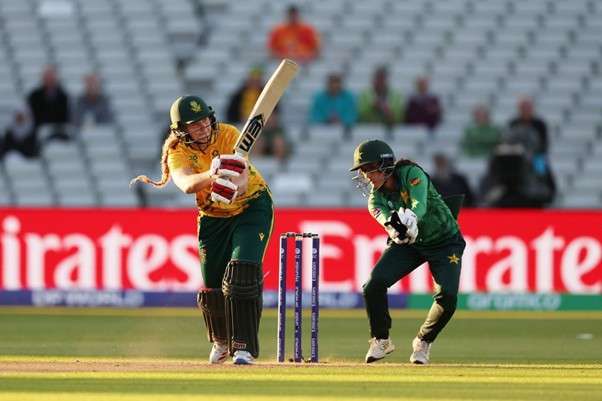 South Africa's Annerie Dercksen. Pic Credits: ICC