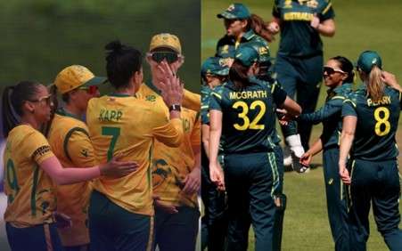 Australia vs South Africa. Pic Credits: ICC
