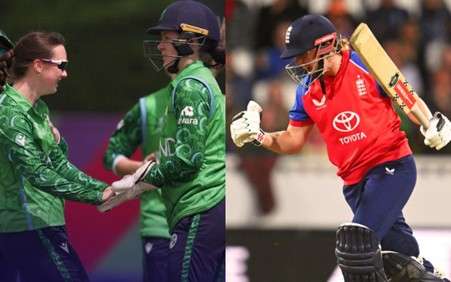 England vs Ireland. Pic Credits: ICC