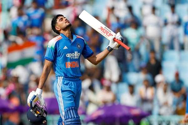 India's Shubman Gill. Pic Credits: BCCI