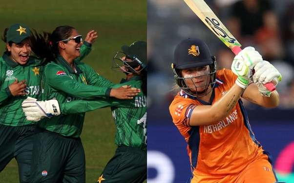 Pakistan vs Netherlands. Pic Credits: ICC