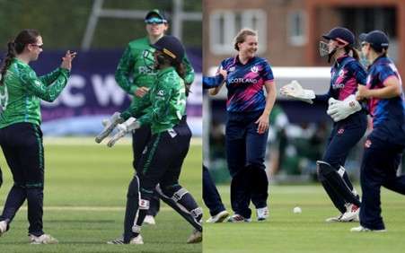 Scotland vs Ireland. Pic Credits: ICC