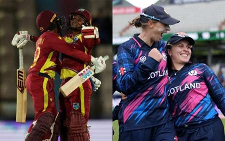 West Indies vs Scotland. Pic Credits: ICC