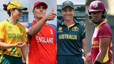 Women's T20 WC semifinalists. Pic Credits: AP