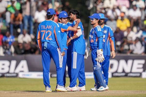 India vs Zimbabwe. Pic Credits: BCCI