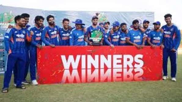 India vs Zimbabwe. Pic Credits: PTI