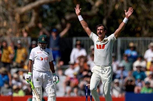 Bangladesh's Mitchell Starc. Pic Credits: Getty Images