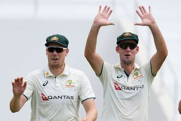 Cameron Green and Beau Webster. Pic Credits: AP