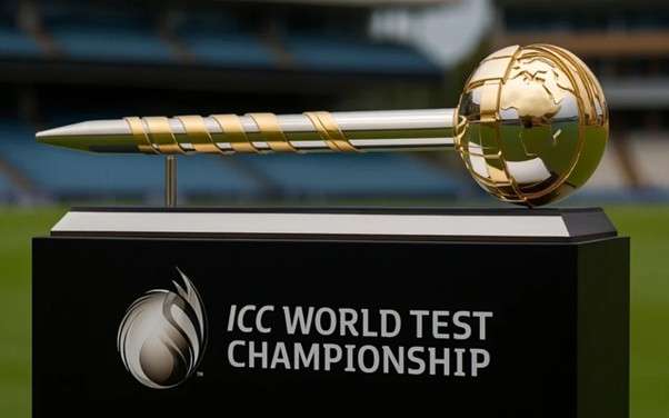 ICC WTC 2025-27 mace. Pic Credits: ICC