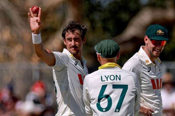 Mitchell Starc. Pic Credits: AFP