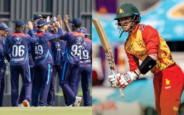 Zimbabwe vs Namibia. Pic Credits: ZIM/NAM